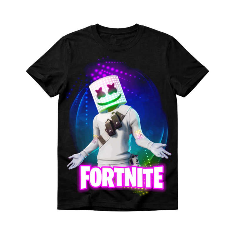 Fortnite Marshmellow DTF Print Halftone