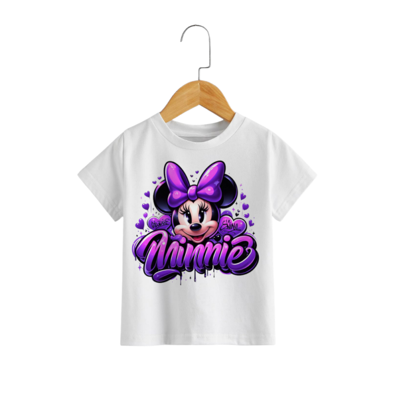 Minnie Mouse Purple DTF Print