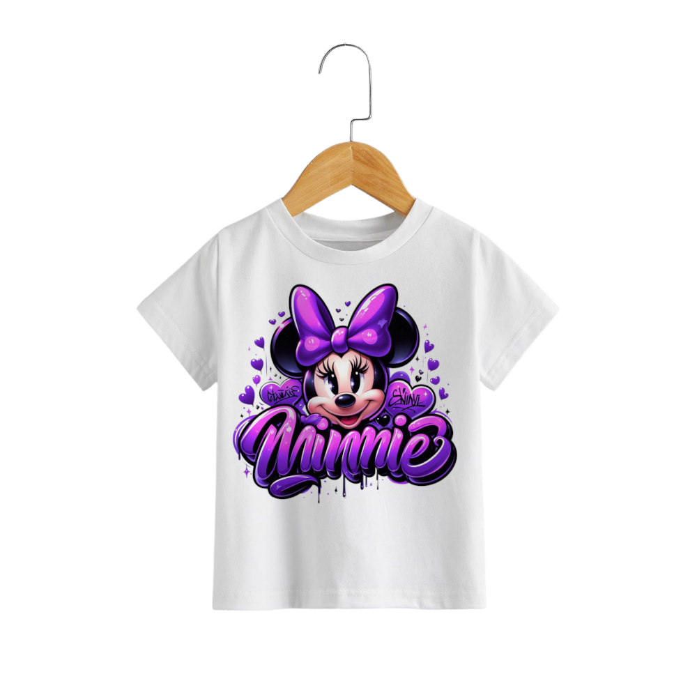 Minnie Mouse Purple DTF Print