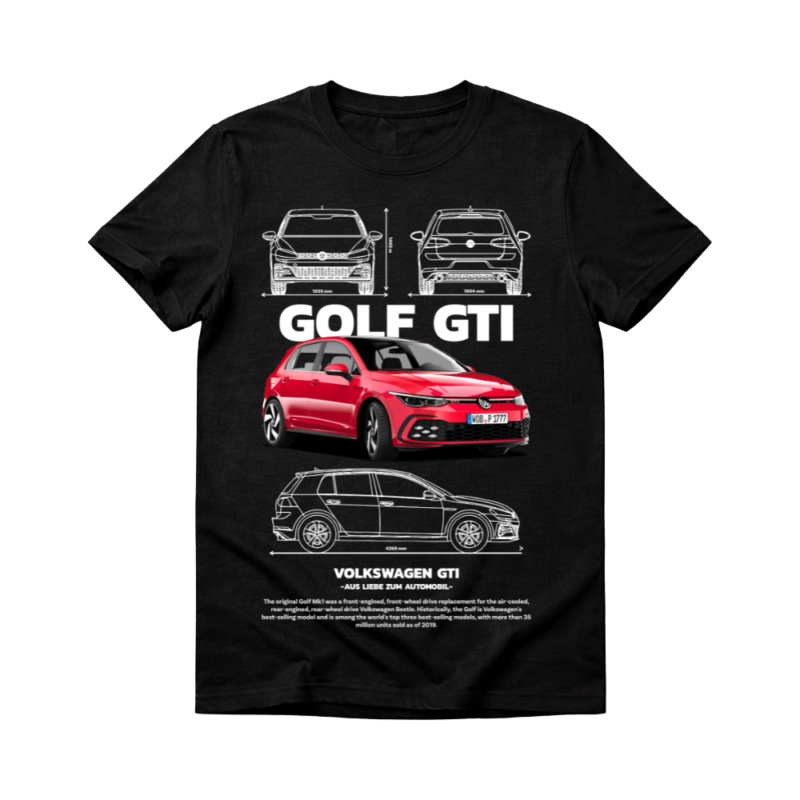 VW Golf GTI Mk8 DTF Print