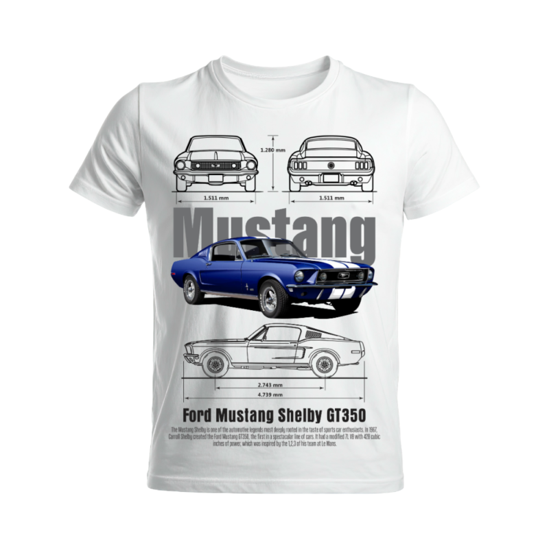Ford Mustang Shelby GT350 DTF Print