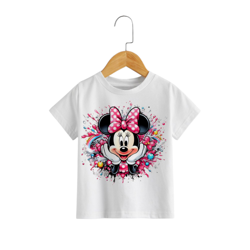 Minnie Mouse Splash DTF Print
