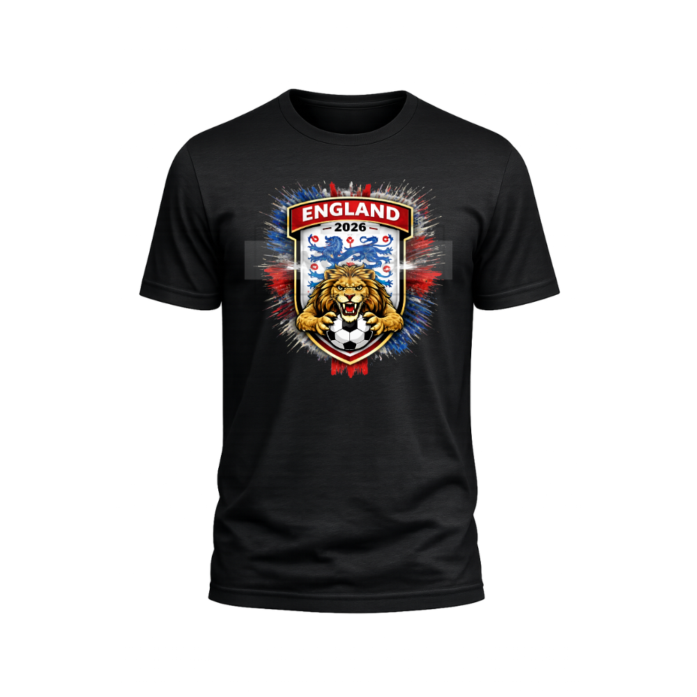 England FIFA World Cup 2026 A4 DTF Print - Image 2