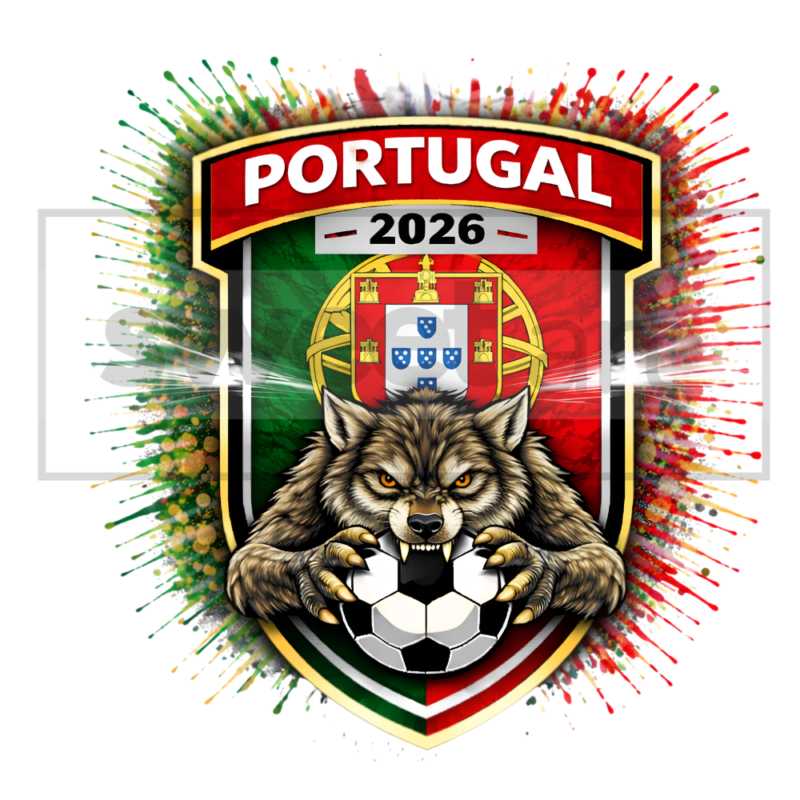 Portugal FIFA World Cup 2026 A4 DTF Print
